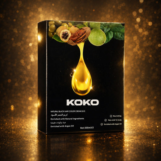 KOKO Natural Black Hair Color with Argan Oil Enriched (Limited Edition)
